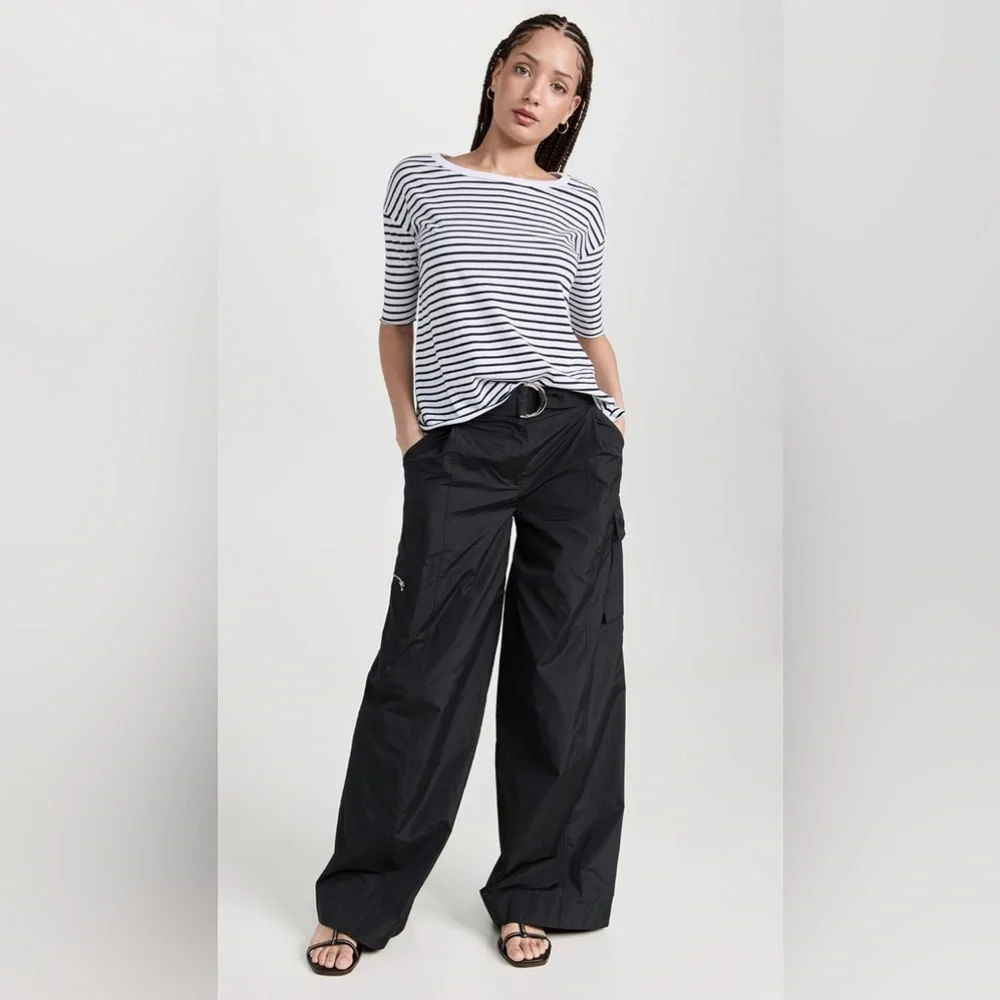 Frank & Eileen French Striped Top Black/White - Picture 4 of 7